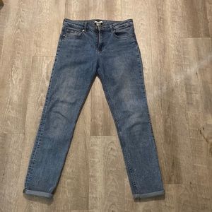 H&M size 38 blue boyfriend jeans